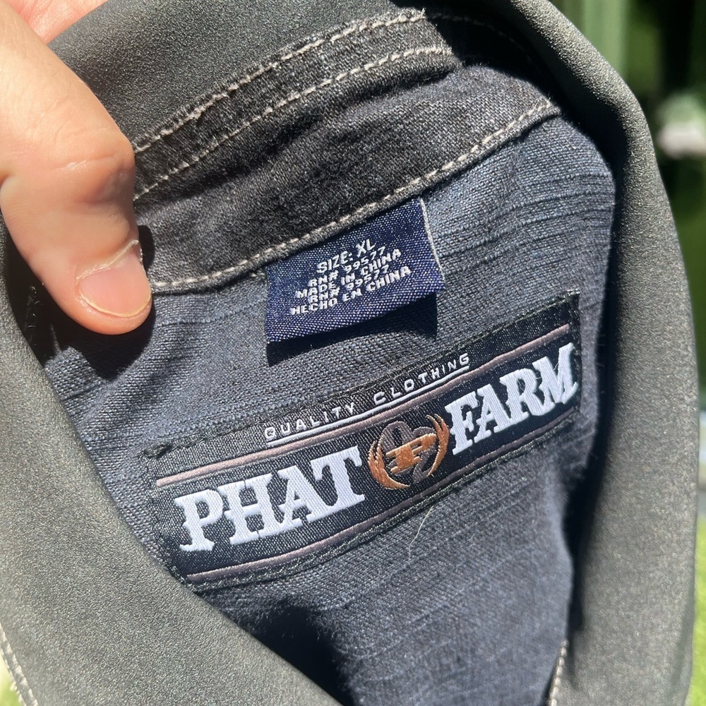 VTG 00’s / Y2K Phat Farm Denim Mens Jacket - Picture 7 of 7